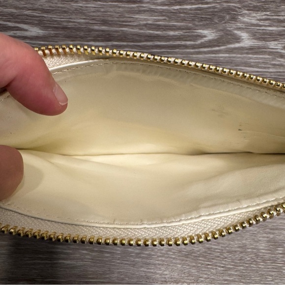 Kate Spade New York Flamingo Dot Zipper Top Pencil Pouch - Picture 7 of 9